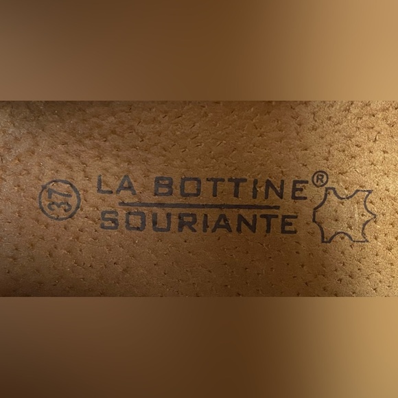 La Bottine Red Leather Pump, Size UK 37 - Picture 4 of 5